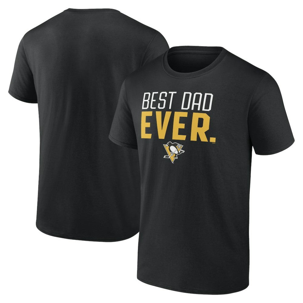 Pittsburgh Penguins Best Dad Ever T-Shirt - Black | US 5351392