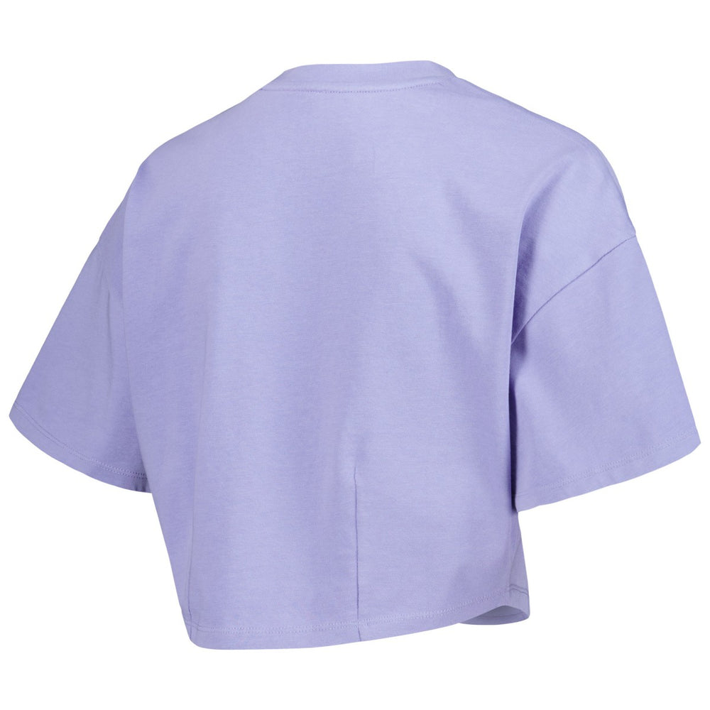 Phoenix Suns Lusso Women's Nola Faded Tonal Cropped T-Shirt Purple