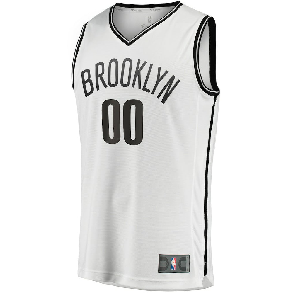 Brooklyn Nets Youth Fast Break Replica Custom Jersey Association Edition White - Fanatics