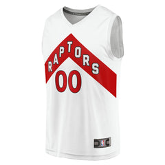 Toronto Raptors Youth Fast Break Replica Custom Jersey Association Edition White - Fanatics