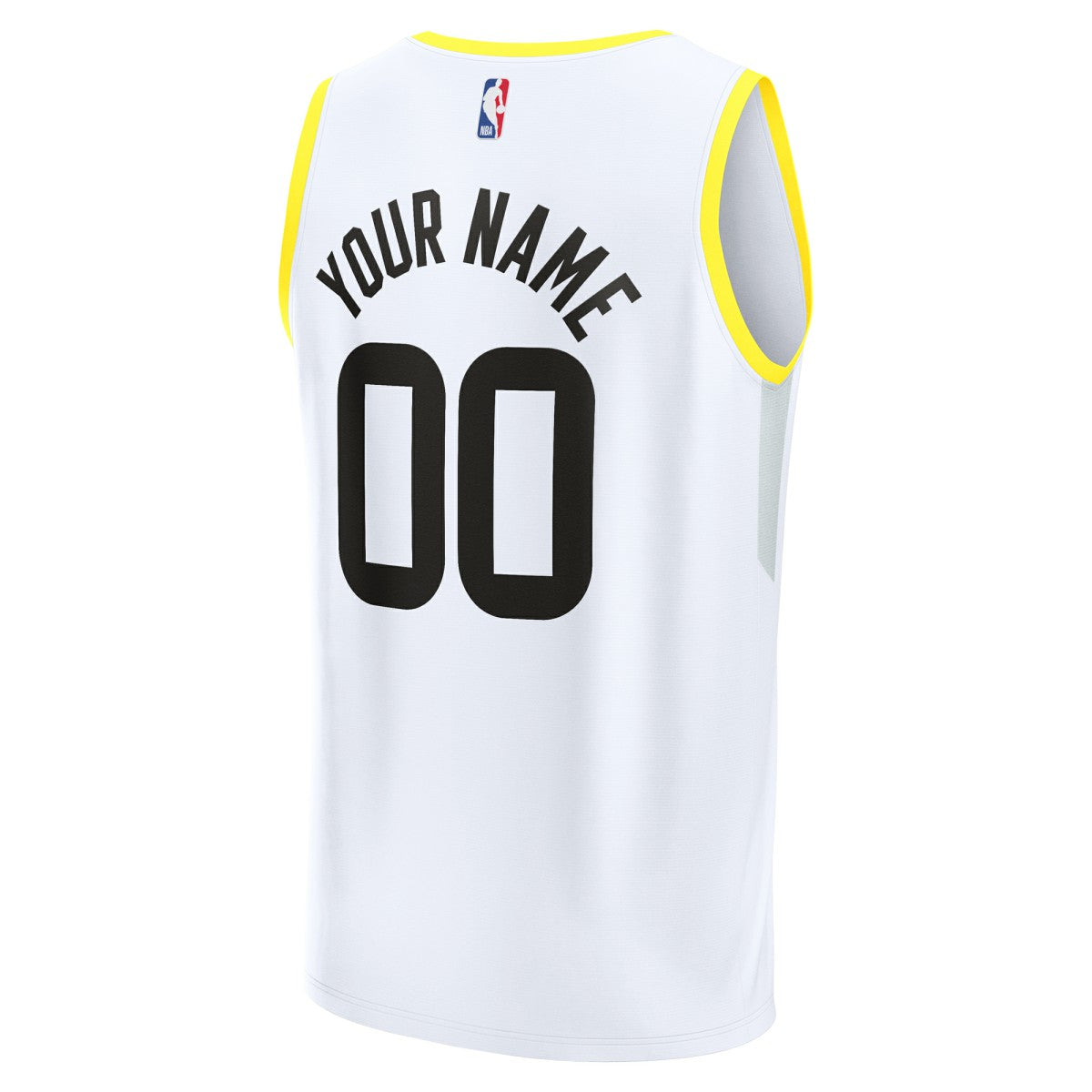 Utah Jazz Youth Fast Break Replica Custom Jersey Association Edition White - Fanatics