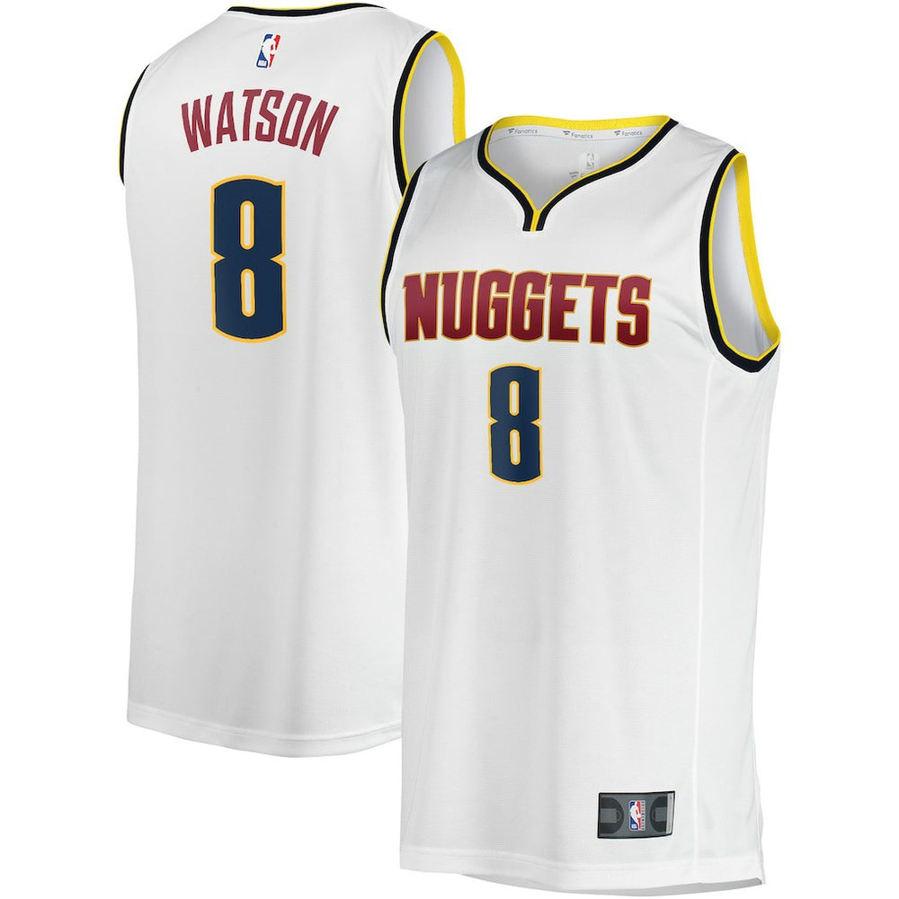 Peyton Watson Denver Nuggets Fast Break Player Jersey Association Editi- White - Fanatics outlet