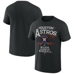 Houston Astros Darius Rucker Collection by Fanatics Beach Splatter T-Shirt - Black T-shirts