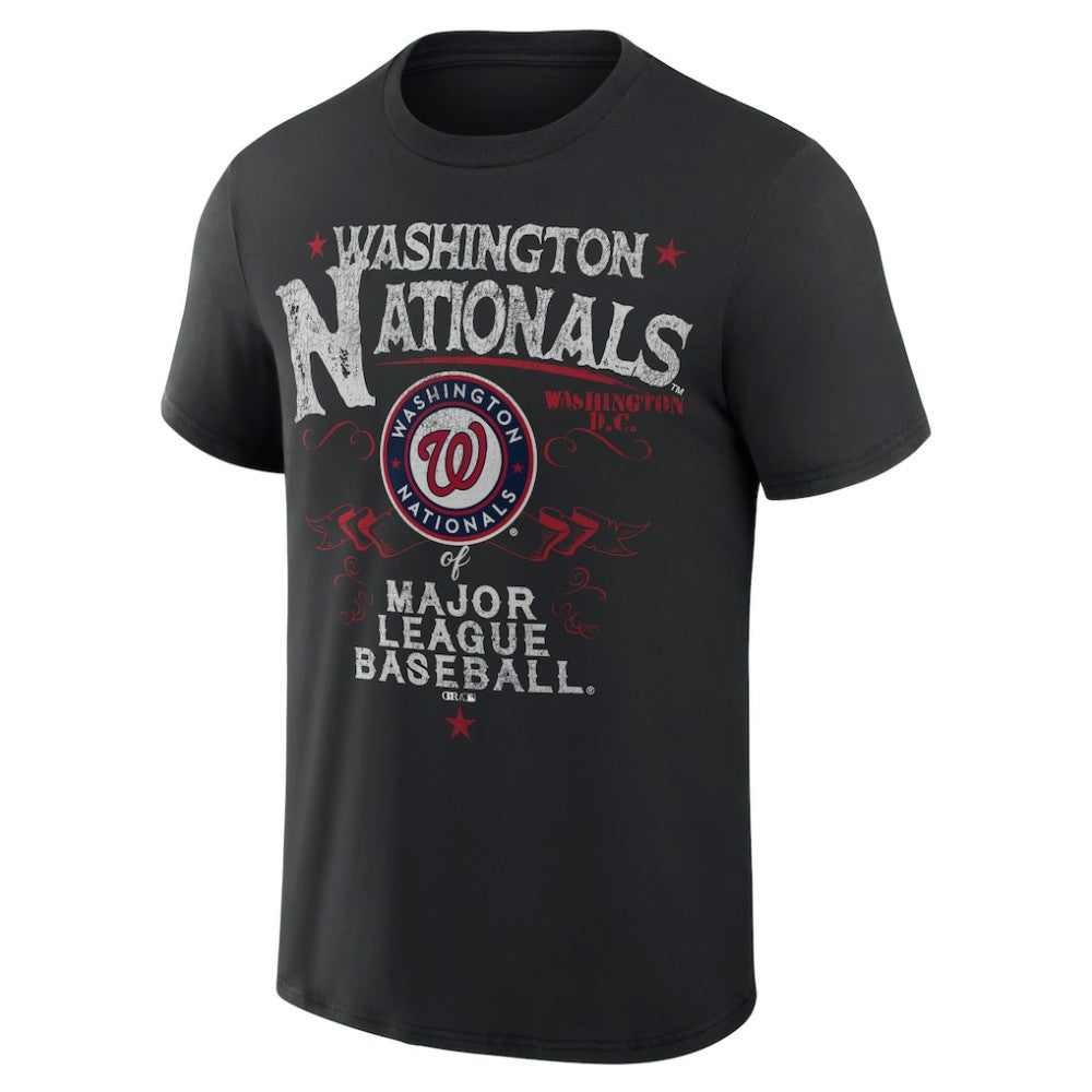 Washington Nationals Darius Rucker Collection by Fanatics Beach Splatter T-Shirt - Black T-shirts
