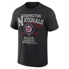 Washington Nationals Darius Rucker Collection by Fanatics Beach Splatter T-Shirt - Black T-shirts