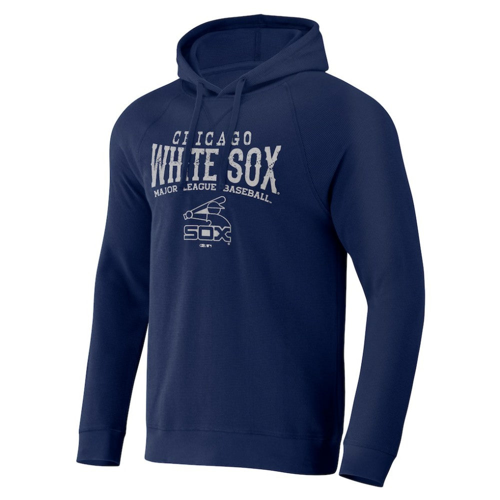 Chicago White Sox Darius Rucker Collection by Fanatics Waffle-Knit Raglan Pullover Hoodie - Navy Hoodies