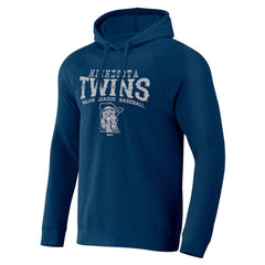 Minnesota Twins Darius Rucker Collection by Fanatics Waffle-Knit Raglan Pullover Hoodie - Navy Hoodies