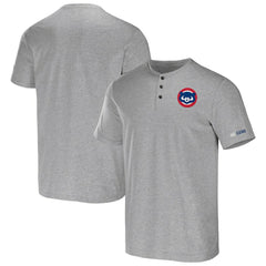 Chicago Cubs Darius Rucker Collection by Fanatics Henley T-Shirt - Heather Gray T-shirts