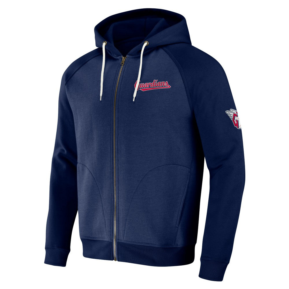 Cleveland Guardians Darius Rucker Collection by Fanatics Raglan Full-Zip Hoodie - Navy Hoodies