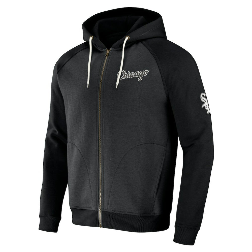 Chicago White Sox Darius Rucker Collection by Fanatics Raglan Full-Zip Hoodie - Black Hoodies