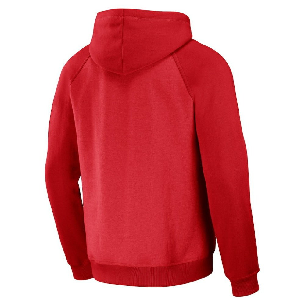 Los Angeles Angels Darius Rucker Collection by Fanatics Raglan Full-Zip Hoodie - Red Hoodies