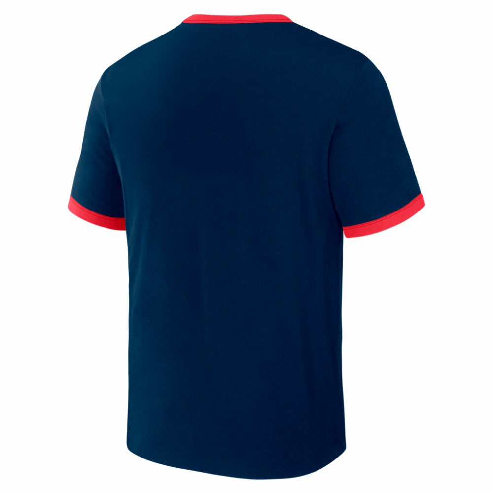 Minnesota Twins Darius Rucker Collection by Fanatics Two-Way Ringer Reversible T-Shirt - Navy/Red T-shirts
