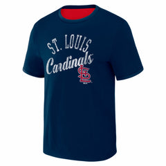 St. Louis Cardinals Darius Rucker Collection by Fanatics Two-Way Ringer Reversible T-Shirt - Red/Navy T-shirts
