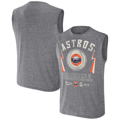 Houston Astros Darius Rucker Collection by Fanatics Relaxed-Fit Muscle Tank Top - Charcoal Tanks