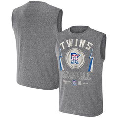 Minnesota Twins Darius Rucker Collection by Fanatics Relaxed-Fit Muscle Tank Top - Charcoal Tanks