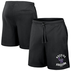 Colorado Rockies Darius Rucker Collection by Fanatics Team Color Shorts - Black Shorts