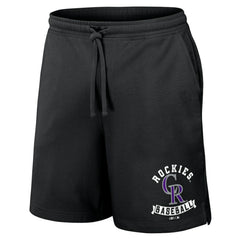 Colorado Rockies Darius Rucker Collection by Fanatics Team Color Shorts - Black Shorts