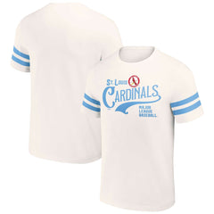 St. Louis Cardinals Darius Rucker Collection by Fanatics Yarn Dye Vintage T-Shirt - Cream T-shirts