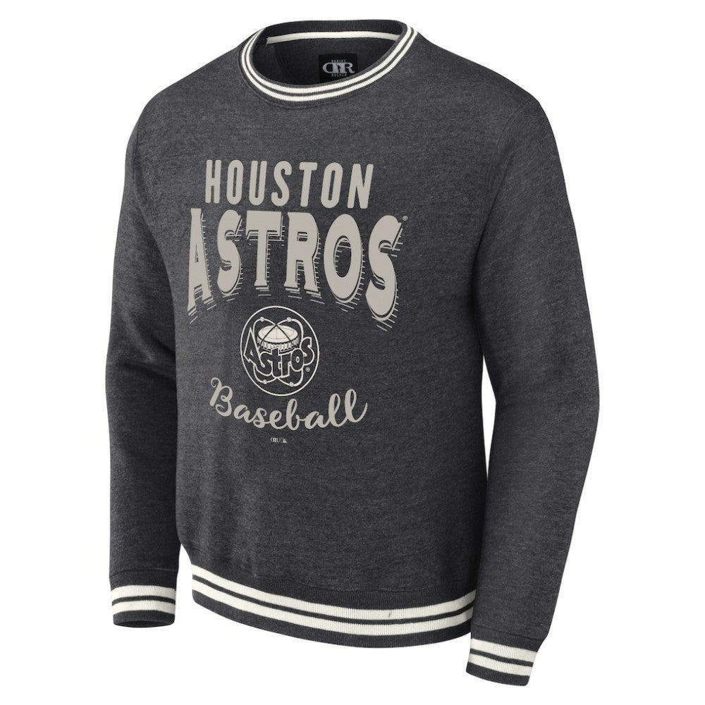Houston Astros Darius Rucker Collection by Fanatics Vintage Pullover Sweatshirt - Heather Charcoal Pullover