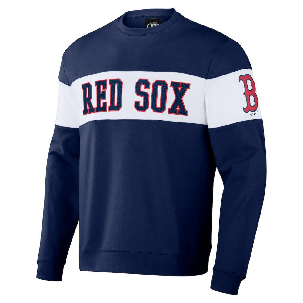 Boston Red Sox Darius Rucker Collection by Fanatics Stripe Pullover Sweatshirt - Navy Pullover