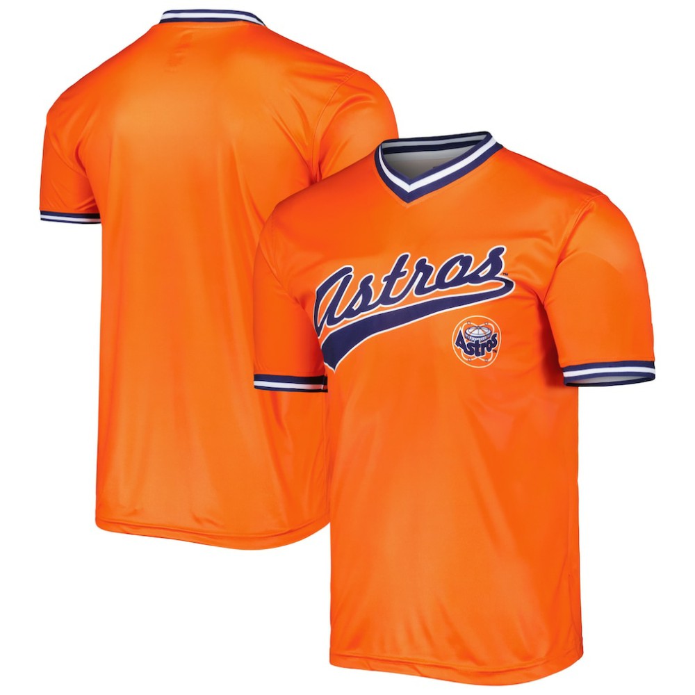 Houston Astros Stitches Cooperstown Collection Team Jersey - Orange Jerseys