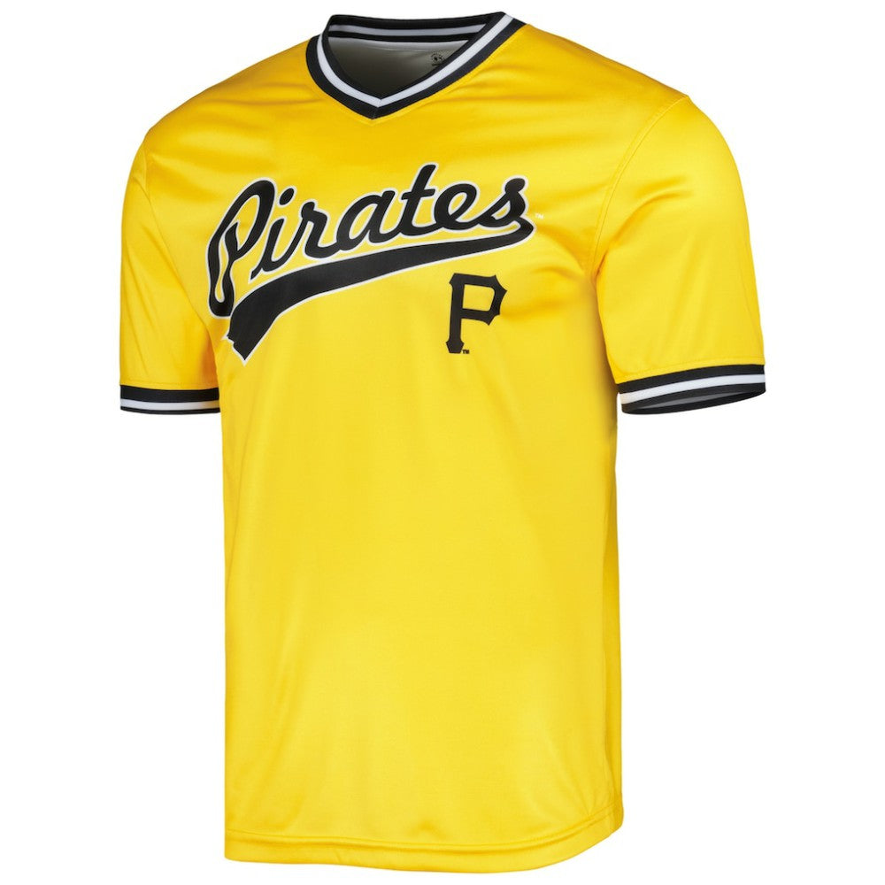 Pittsburgh Pirates Stitches Cooperstown Collection Team Jersey - Gold Jerseys