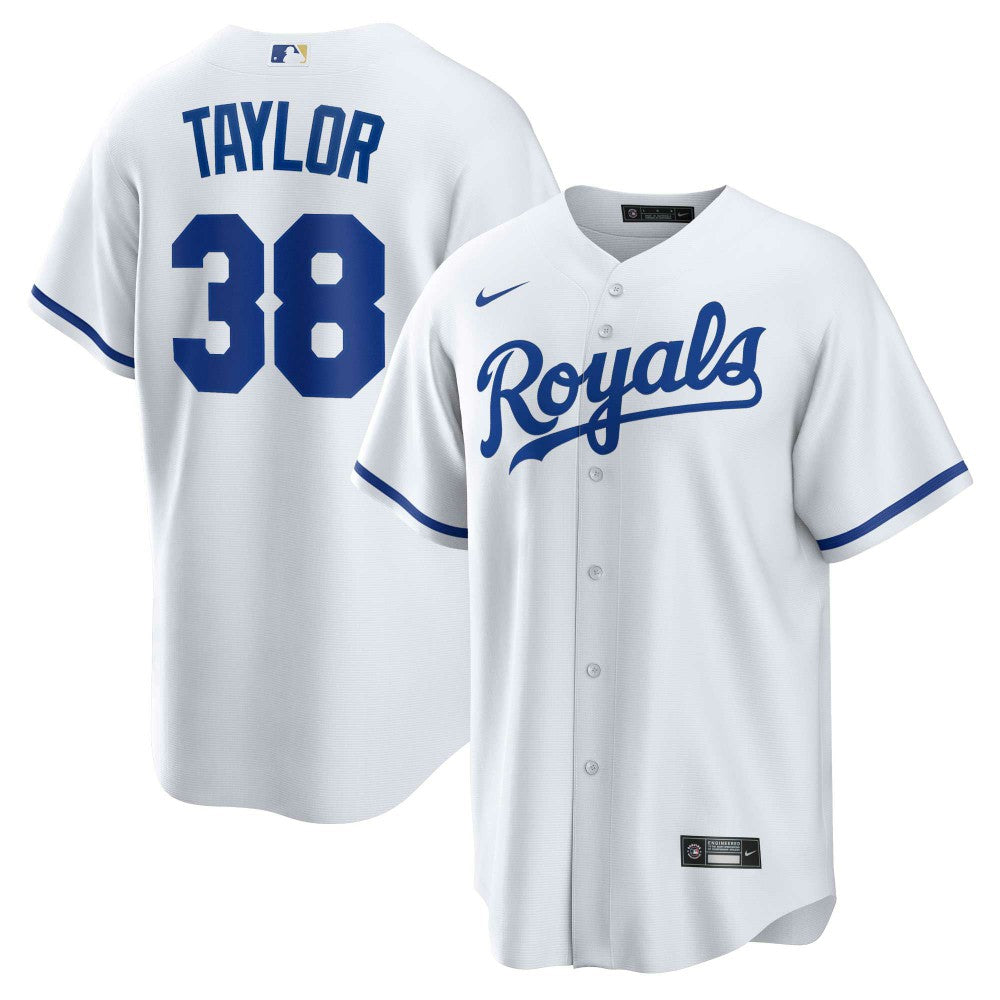 Josh Taylor Kansas City Royals Nike Home Replica Player Jersey - White Jerseys