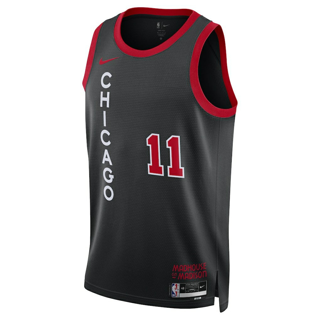 DeMar DeRozan Chicago Bulls Unisex 2023/24 Swingman Jersey Black City Edition - Nike