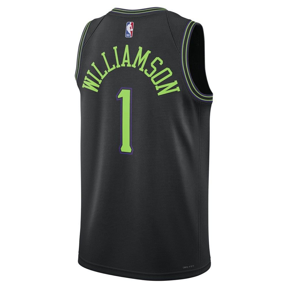 Zion Williamson New Orleans Pelicans Unisex 2025/26 Swingman Jersey Black City Edition - Nike
