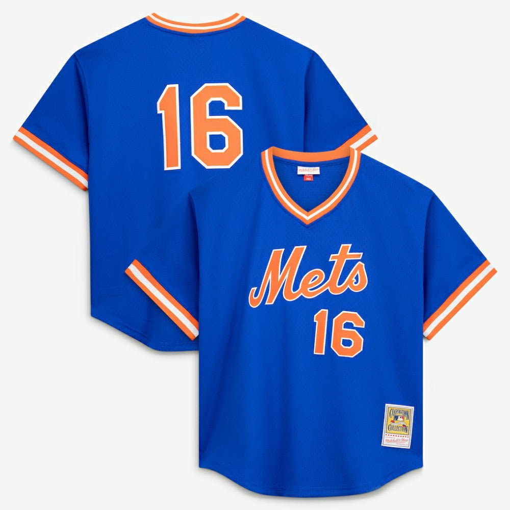 Dwight Gooden New York Mets Mitchell & Ness Authentic Batting Practice Jersey - Royal Jerseys