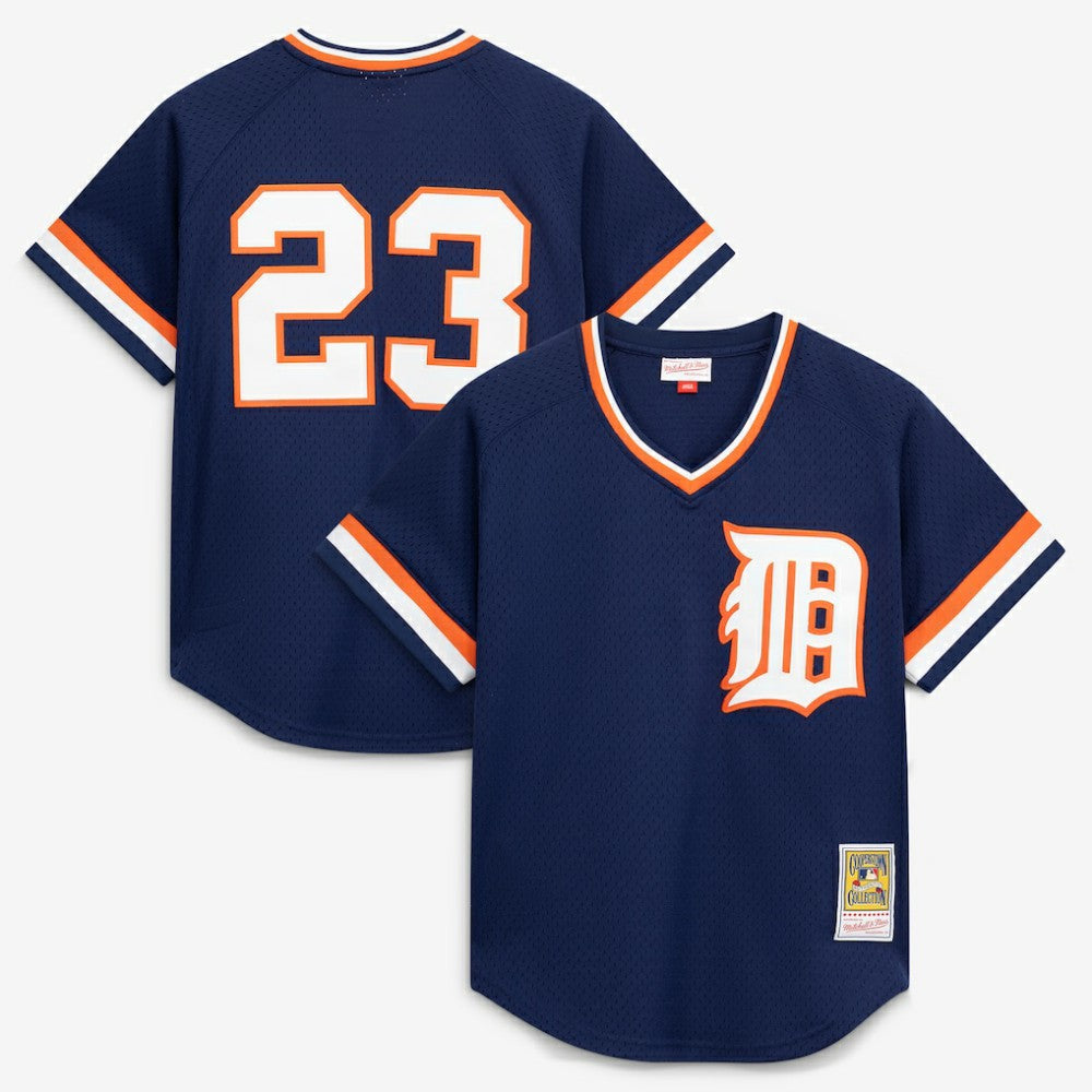Kirk Gibson Detroit Tigers Mitchell & Ness Authentic Batting Practice Jersey - Navy Jerseys