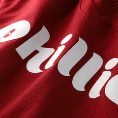 Darren Daulton Philadelphia Phillies Mitchell & Ness Authentic Batting Practice Jersey - Scarlet Jerseys