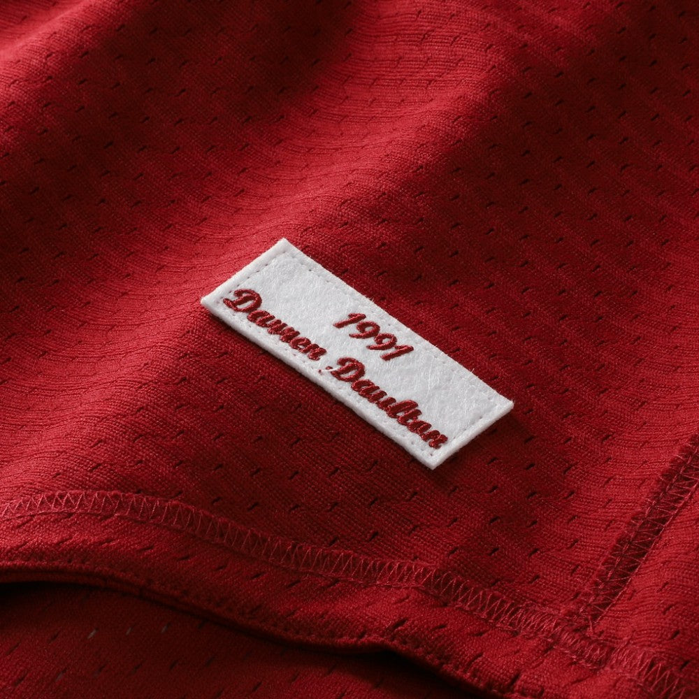 Darren Daulton Philadelphia Phillies Mitchell & Ness Authentic Batting Practice Jersey - Scarlet Jerseys