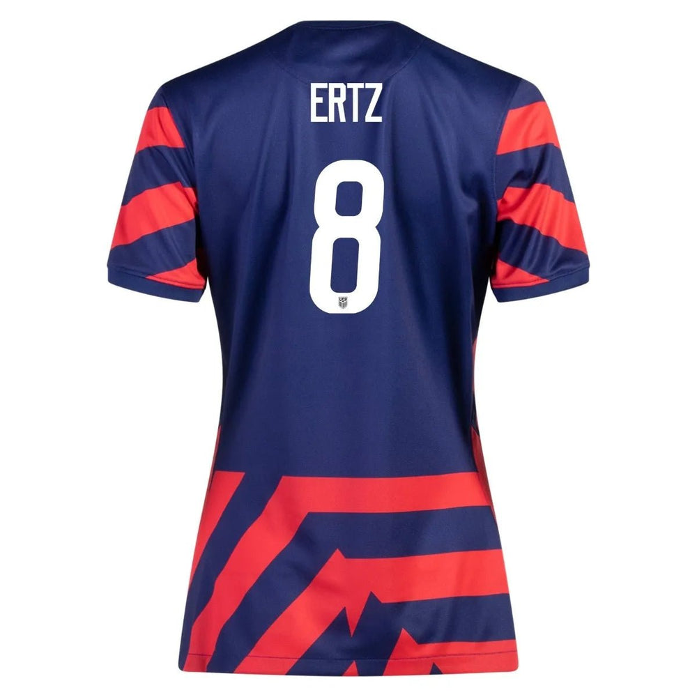 Nike 2021-22 USA Women Away Soccer Jersey - Navy-Red