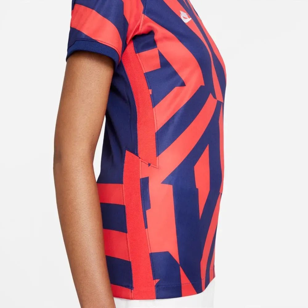 Nike 2021-22 USA Women Away Soccer Jersey - Navy-Red