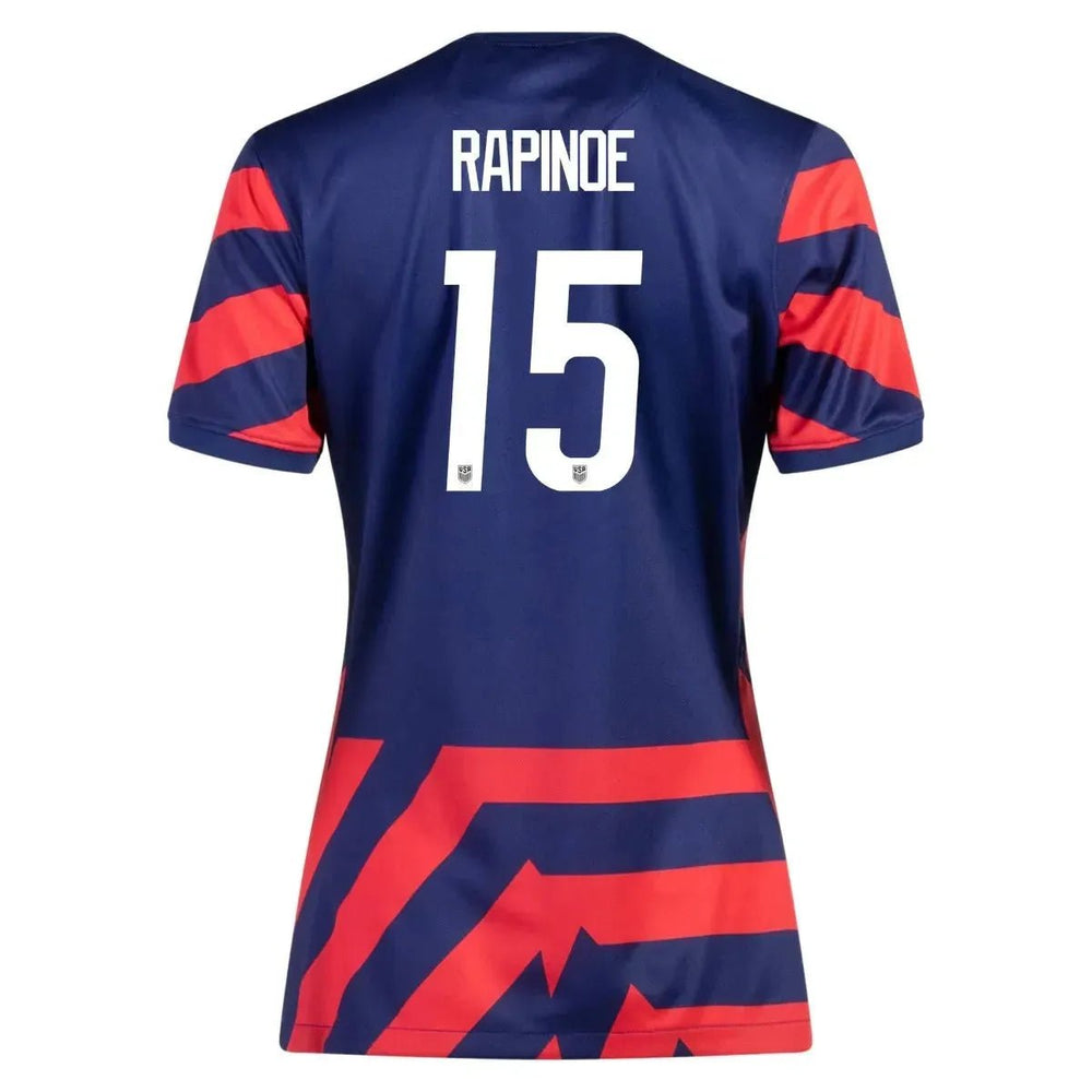 Nike 2021-22 USA Women Away Soccer Jersey - Navy-Red