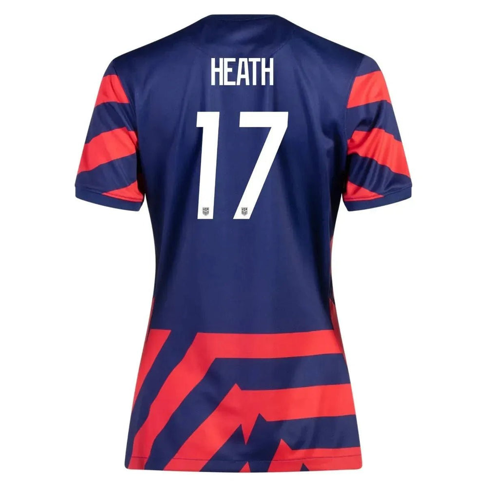 Nike 2021-22 USA Women Away Soccer Jersey - Navy-Red