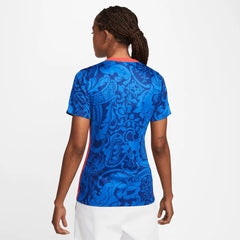 Nike France Women's EC22 Home Soccer Jersey - Hyper Cobalt-Siren Red