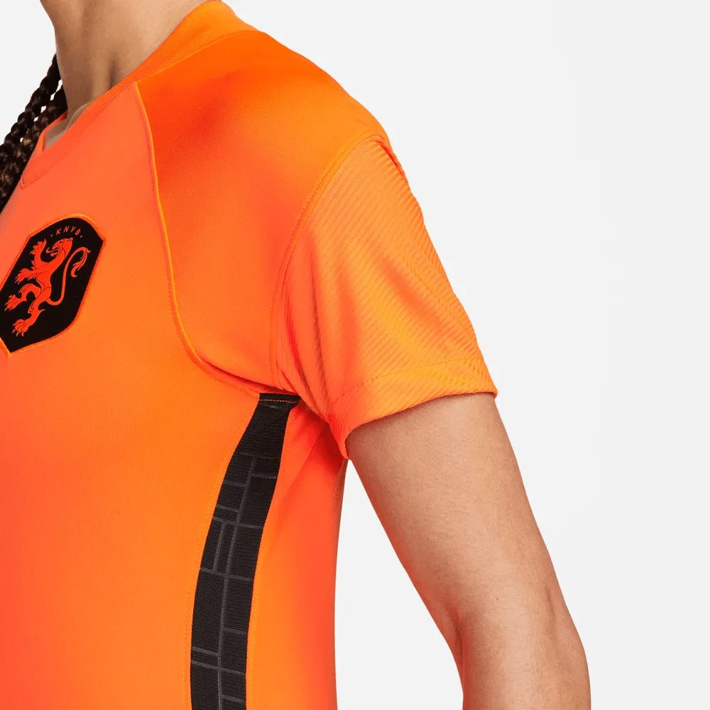 Nike Netherlands Women's EC22 Home Soccer Jersey - Total Orange-Black