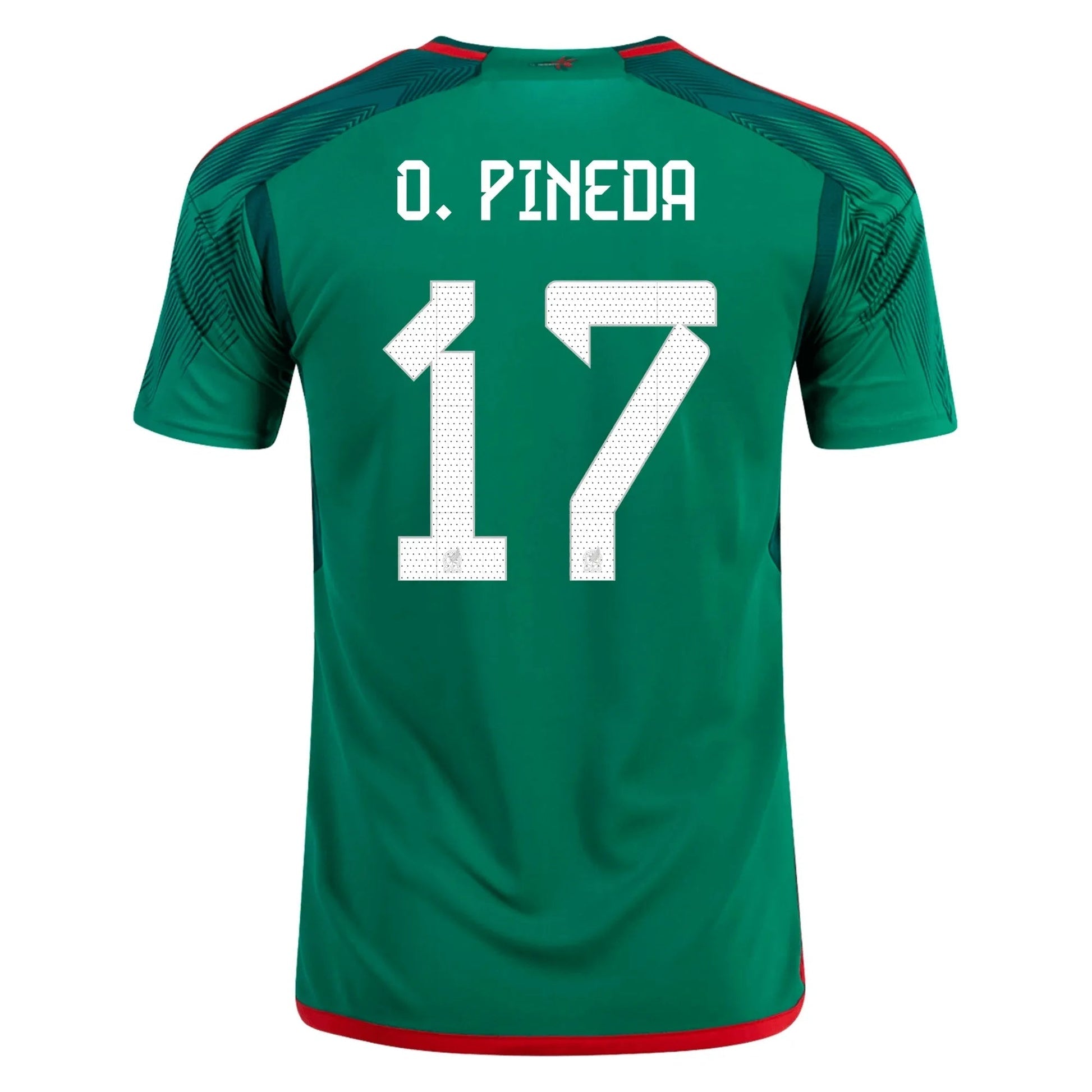 Adidas 2022-23 Mexico Home Soccer Jersey - Green-Red