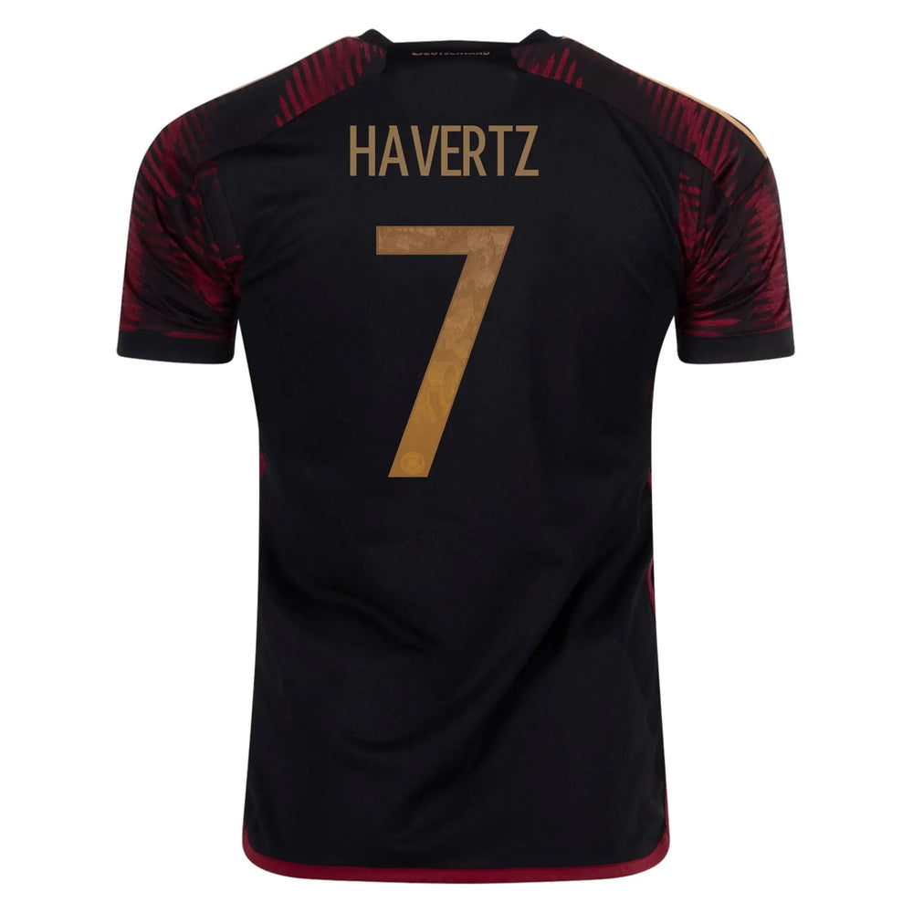 Adidas 2022-23 Germany Away Soccer Jersey Black