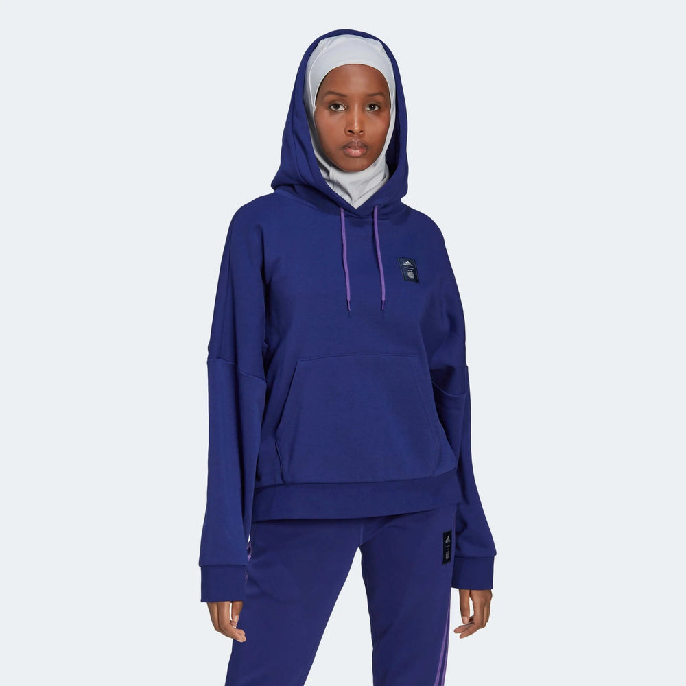 Adidas 2022-23 Argentina Women's 3 Stripe Hoody Legacy Indigo