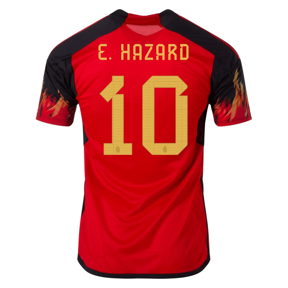 Adidas 2022-23 Belgium Women's Home Soccer Jersey - Red-Black