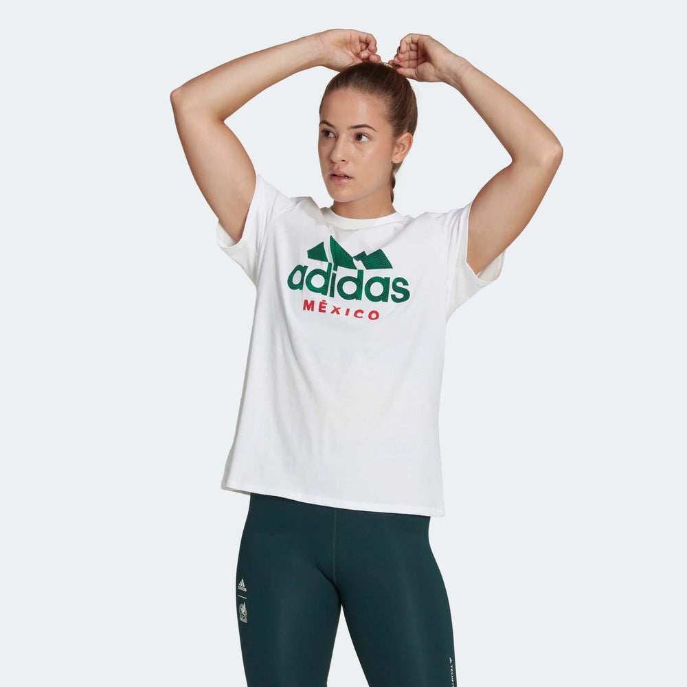 Adidas 2022-23 Mexico Women's Tee - White