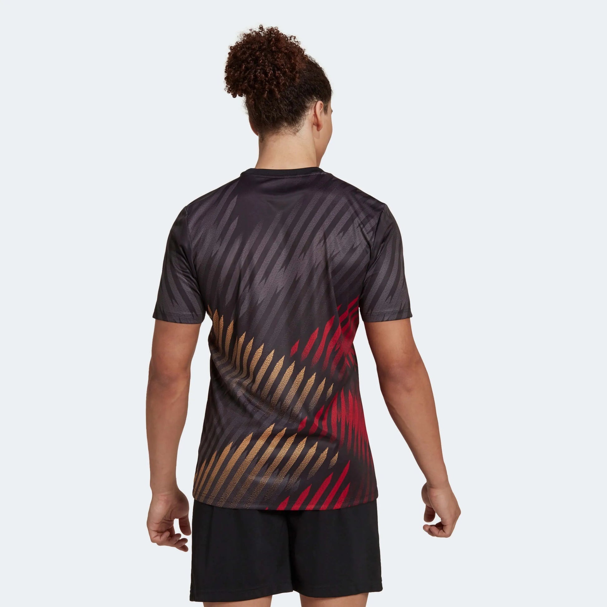 Adidas 2022-23 Germany Pre-Match Soccer Jersey - Black-Grey-Red