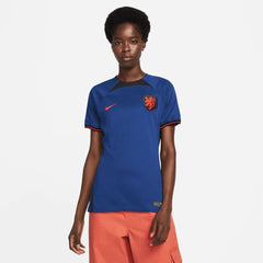 Nike 2022-23 Netherlands Women's Away Soccer Jersey - Deep Royal Blue