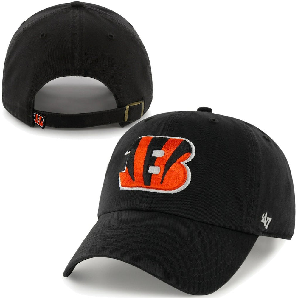 Cincinnati Bengals '47 Brand Cleanup Adjustable Hat - Black Hats