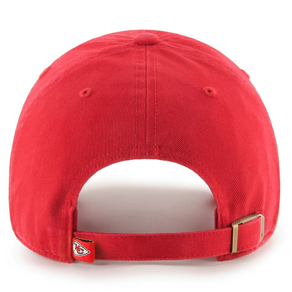 47 Brand Kansas City Chiefs Clean Up Adjustable Hat - Red Hats