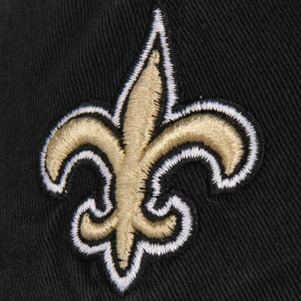 New Orleans Saints '47 Brand Cleanup Adjustable Hat - Black Hats
