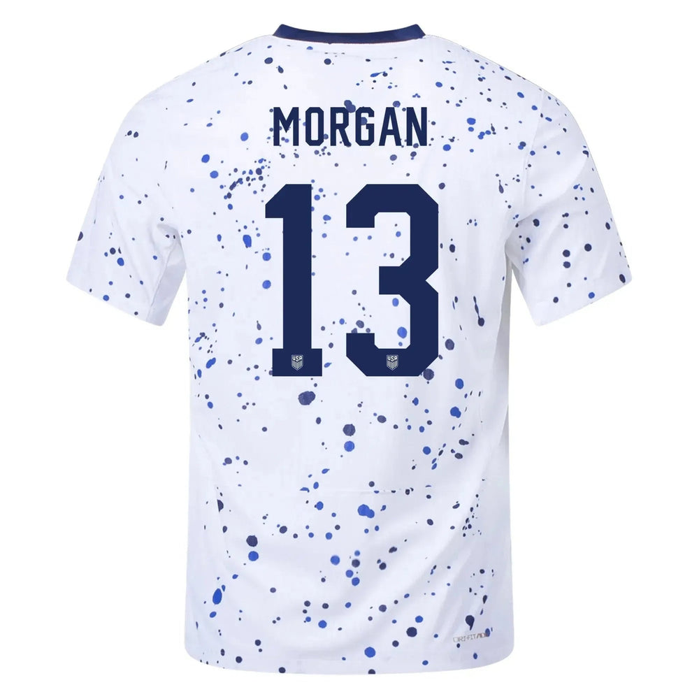 Nike 2023-24 USA Women's Home Authentic Soccer Jersey (No Stars)